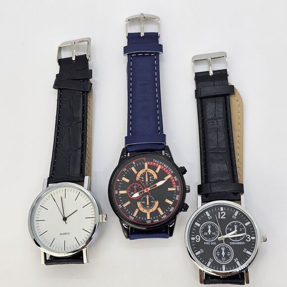 Unbranded Other - 3X  Men's Casual Fashion Watches Good For Birthday Graduation Gifts Men's Watch